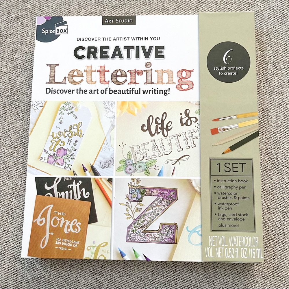 New Spicebox Artstudio Creative Lettering Calligraphy